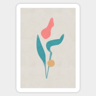 Melted Flower Abstract Sticker